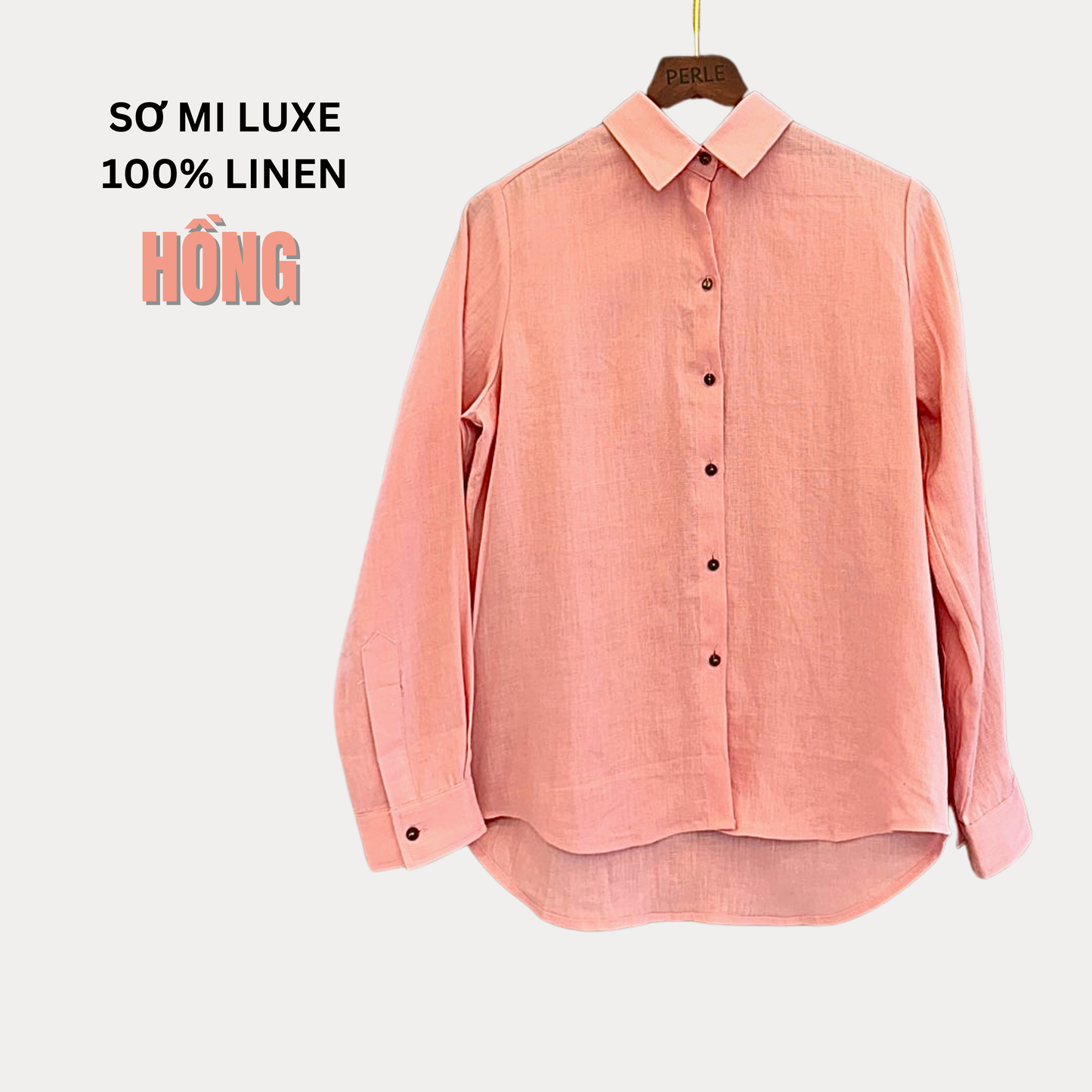 Sơ Mi Luxe 100% Linen - Các màu