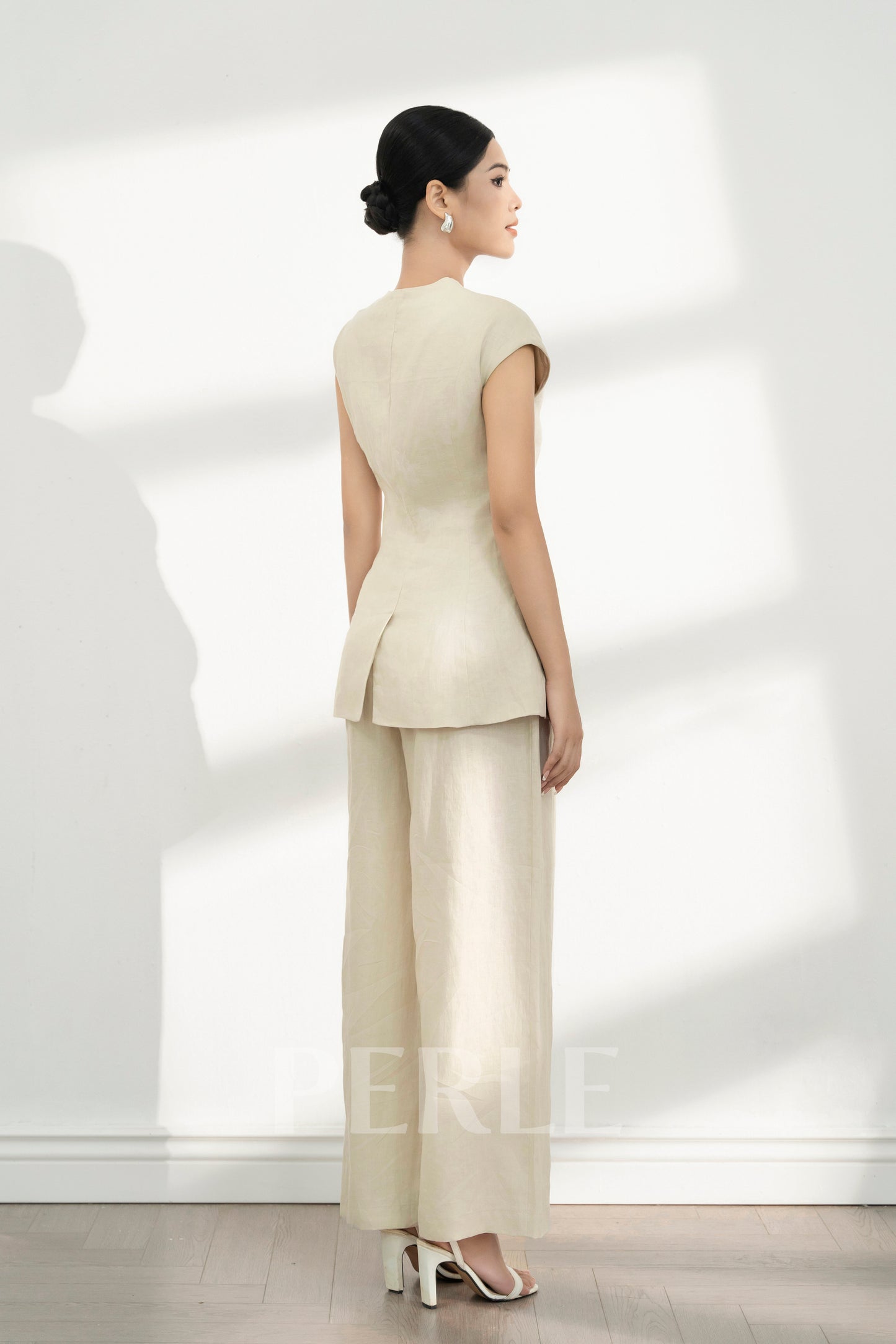 Áo Vest Lucille 100% Linen