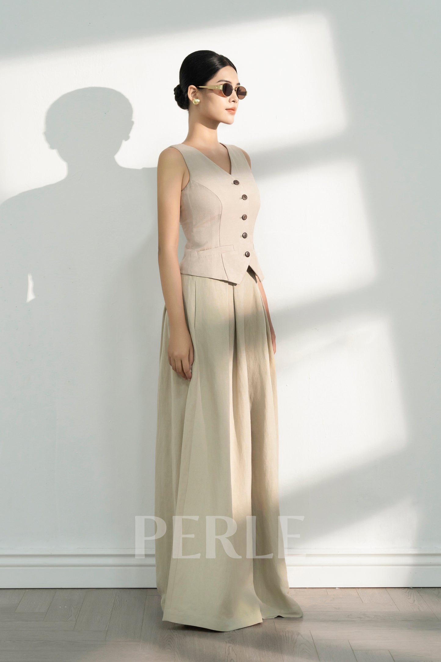 Áo Gile Elise Linen